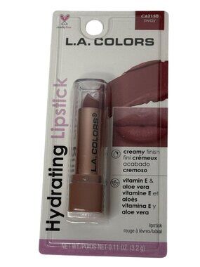 LA Colors Hydrating Lipstick Sway C62150 Vitamin E Aloe New
